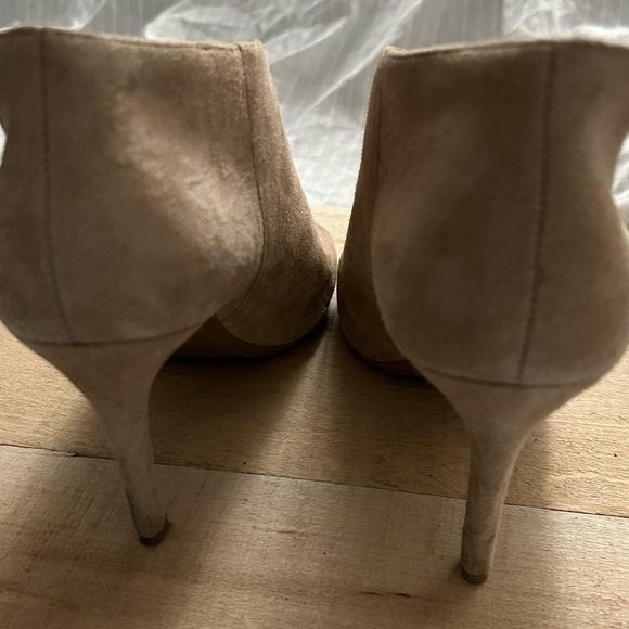 Womens Calvin Klein Nastassia Peep Toe Open Side Boots, Desert Sand Size 7.5 - Picture 5 of 9